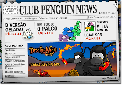 Novo Jornal @ Edição 214 Club Penguin News 214